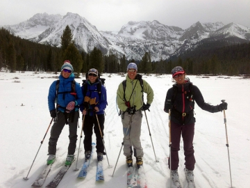 Still smiling in the Goat Creek meadows