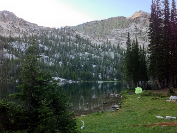 Stunning camp at Hidden Lake