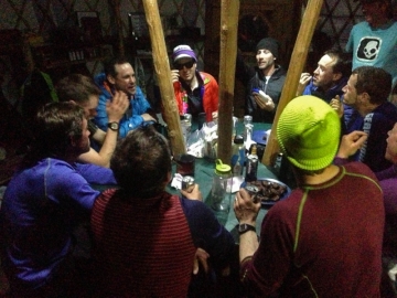 Good times at the hut