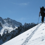 backcountry skiing sawtooth range idaho