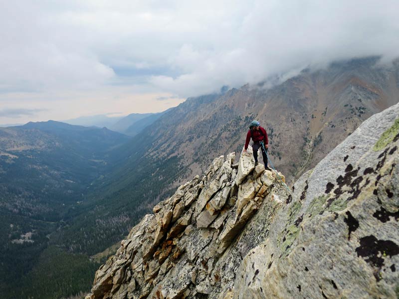 climb the broken arrow arete in idaho's pioneer mountains
